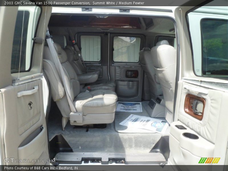 Summit White / Medium Pewter 2003 GMC Savana Van 1500 Passenger Conversion