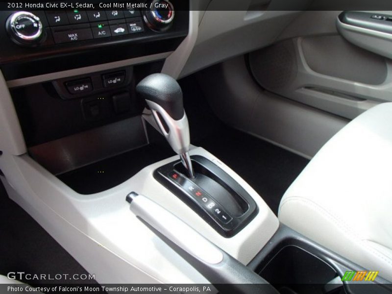 Cool Mist Metallic / Gray 2012 Honda Civic EX-L Sedan