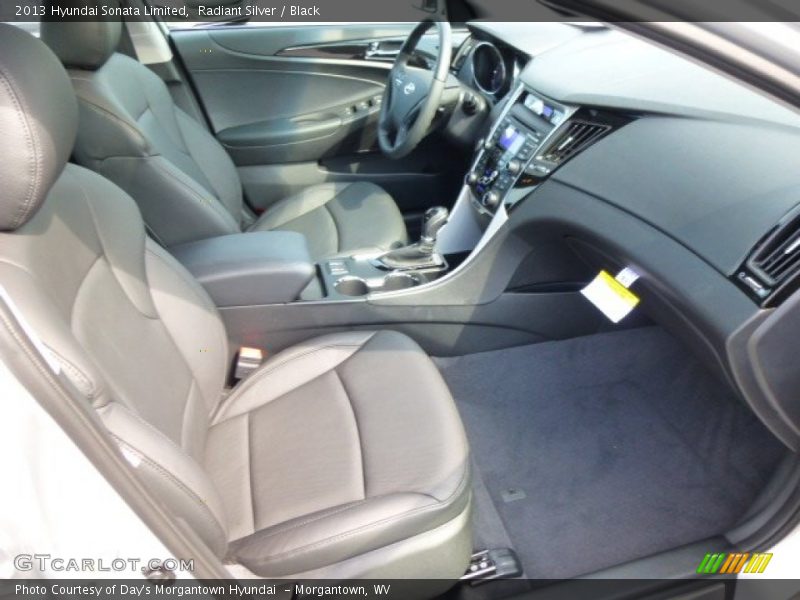 Radiant Silver / Black 2013 Hyundai Sonata Limited