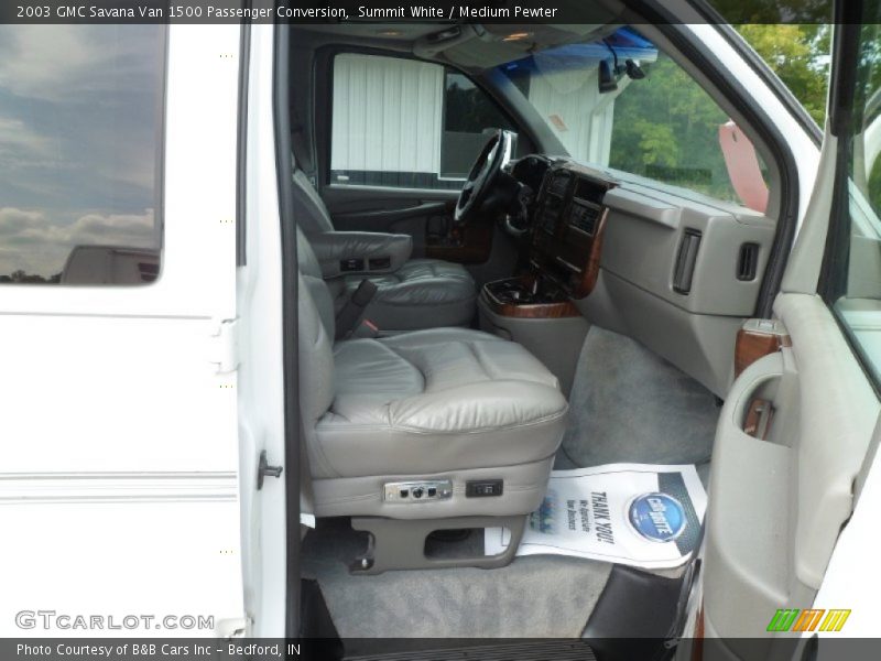 Summit White / Medium Pewter 2003 GMC Savana Van 1500 Passenger Conversion