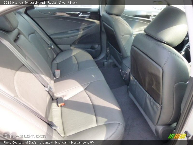 Radiant Silver / Black 2013 Hyundai Sonata Limited