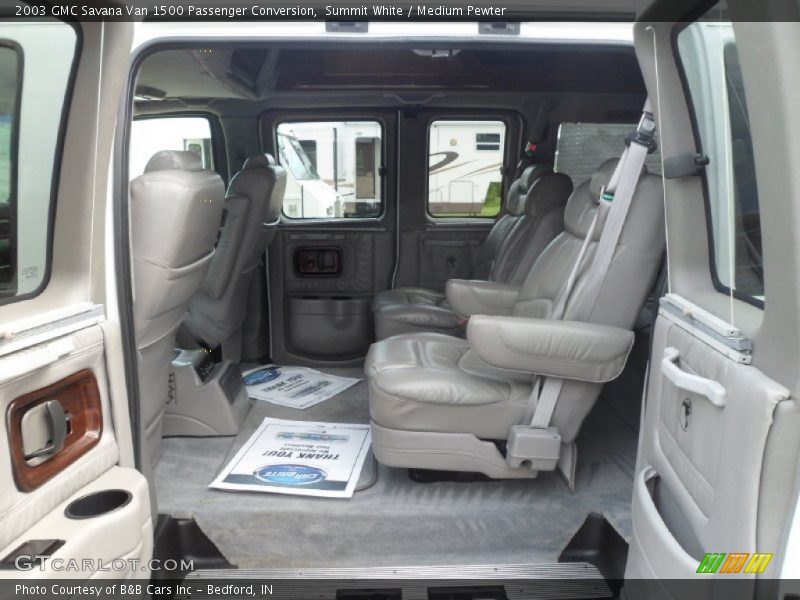 Summit White / Medium Pewter 2003 GMC Savana Van 1500 Passenger Conversion