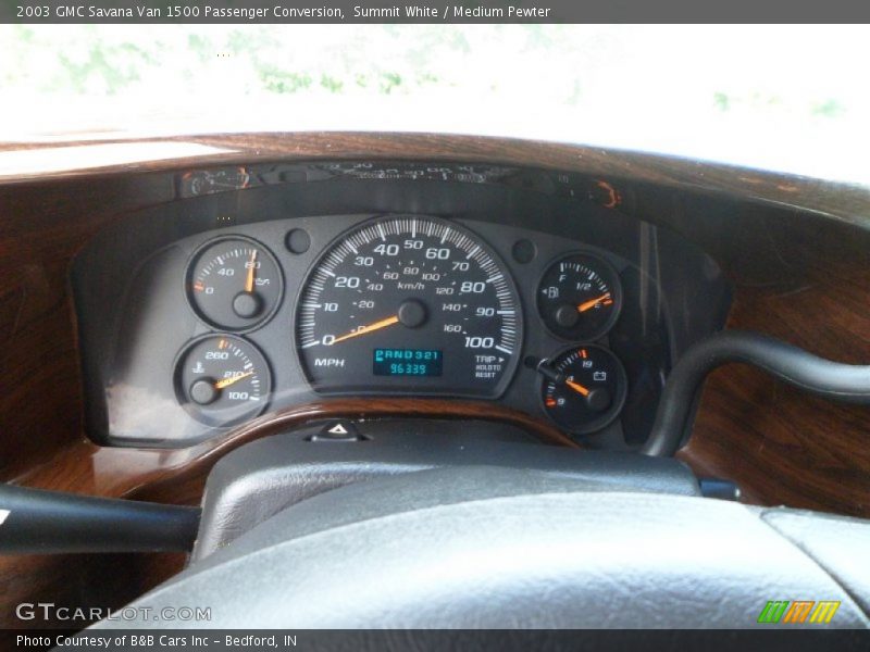 Summit White / Medium Pewter 2003 GMC Savana Van 1500 Passenger Conversion