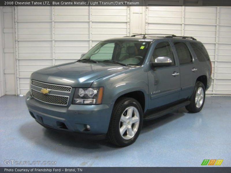 Blue Granite Metallic / Light Titanium/Dark Titanium 2008 Chevrolet Tahoe LTZ