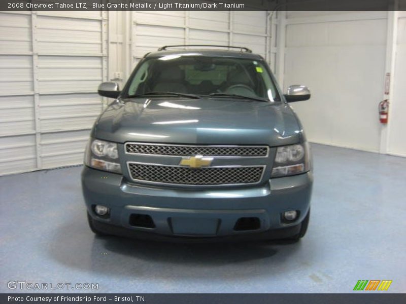 Blue Granite Metallic / Light Titanium/Dark Titanium 2008 Chevrolet Tahoe LTZ
