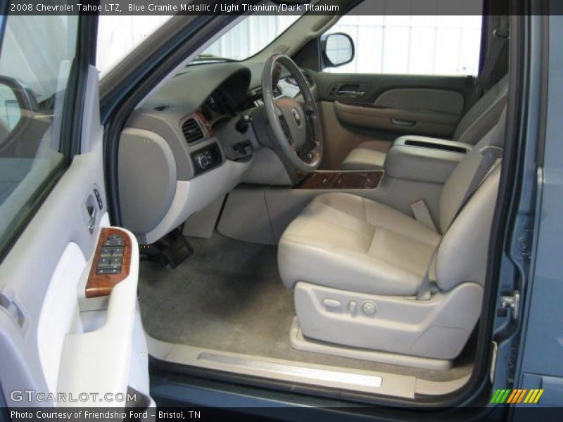Blue Granite Metallic / Light Titanium/Dark Titanium 2008 Chevrolet Tahoe LTZ