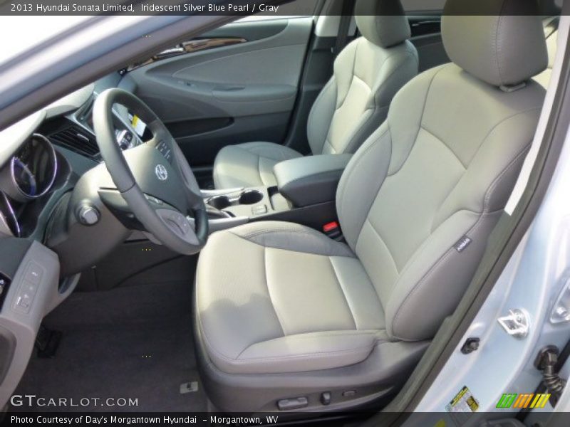 Iridescent Silver Blue Pearl / Gray 2013 Hyundai Sonata Limited