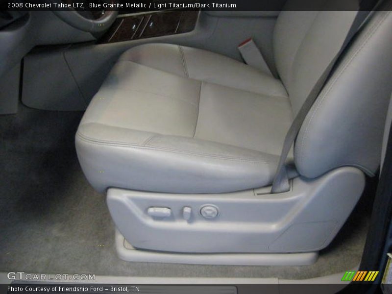 Blue Granite Metallic / Light Titanium/Dark Titanium 2008 Chevrolet Tahoe LTZ