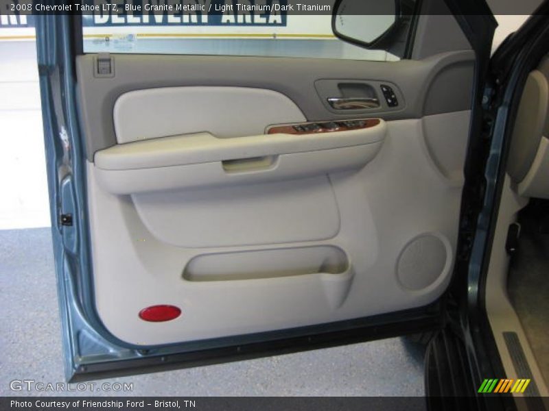 Blue Granite Metallic / Light Titanium/Dark Titanium 2008 Chevrolet Tahoe LTZ