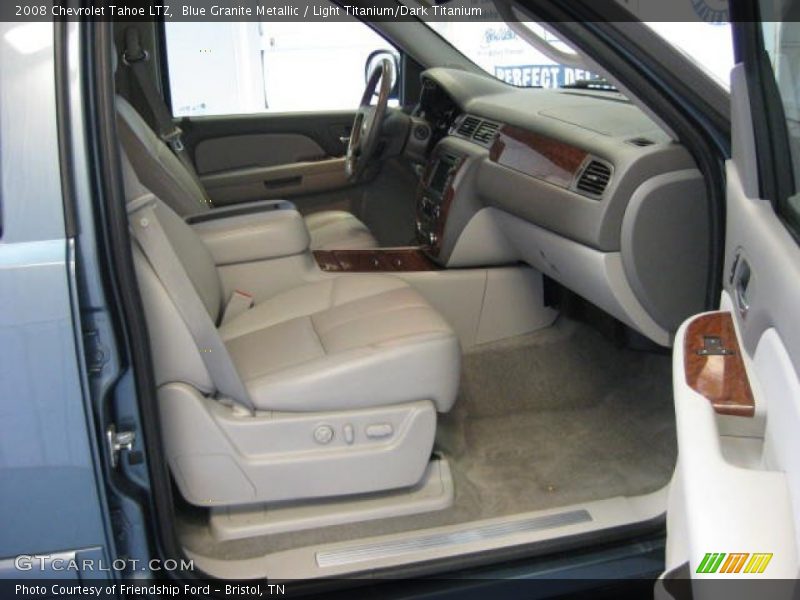 Blue Granite Metallic / Light Titanium/Dark Titanium 2008 Chevrolet Tahoe LTZ