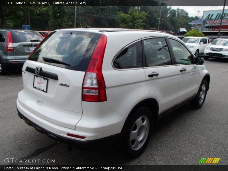 Taffeta White / Gray 2010 Honda CR-V LX AWD