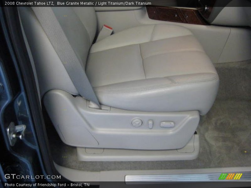 Blue Granite Metallic / Light Titanium/Dark Titanium 2008 Chevrolet Tahoe LTZ