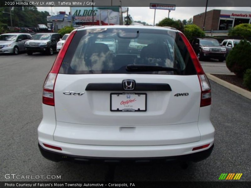 Taffeta White / Gray 2010 Honda CR-V LX AWD