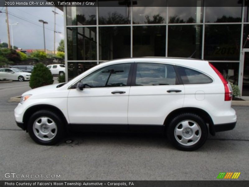 Taffeta White / Gray 2010 Honda CR-V LX AWD