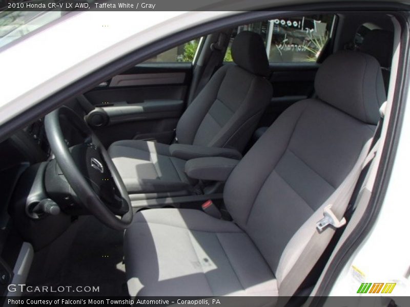 Taffeta White / Gray 2010 Honda CR-V LX AWD