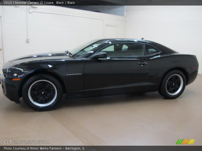 Black / Black 2010 Chevrolet Camaro LS Coupe