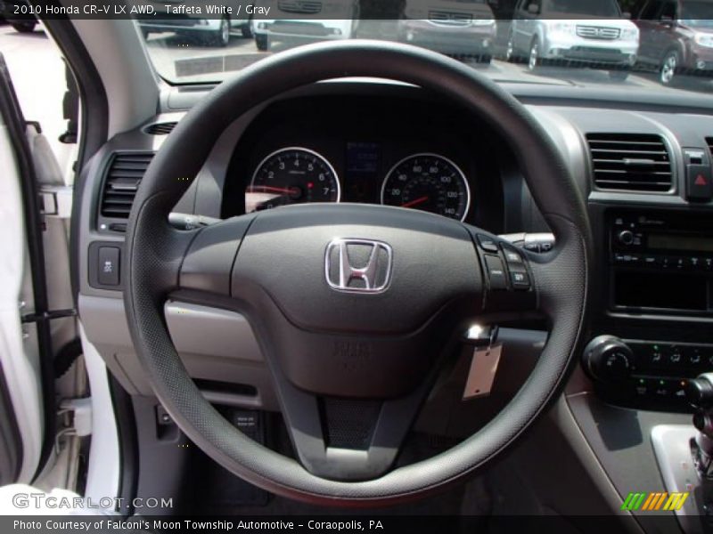 Taffeta White / Gray 2010 Honda CR-V LX AWD