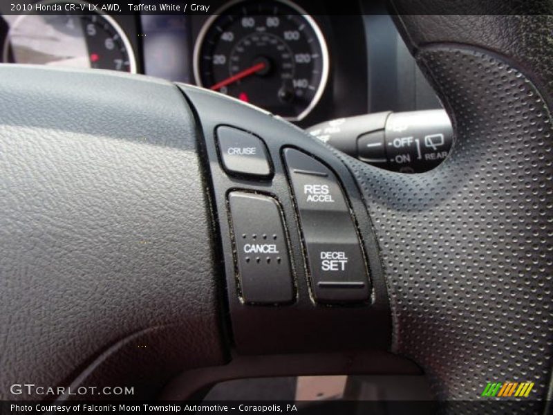 Taffeta White / Gray 2010 Honda CR-V LX AWD