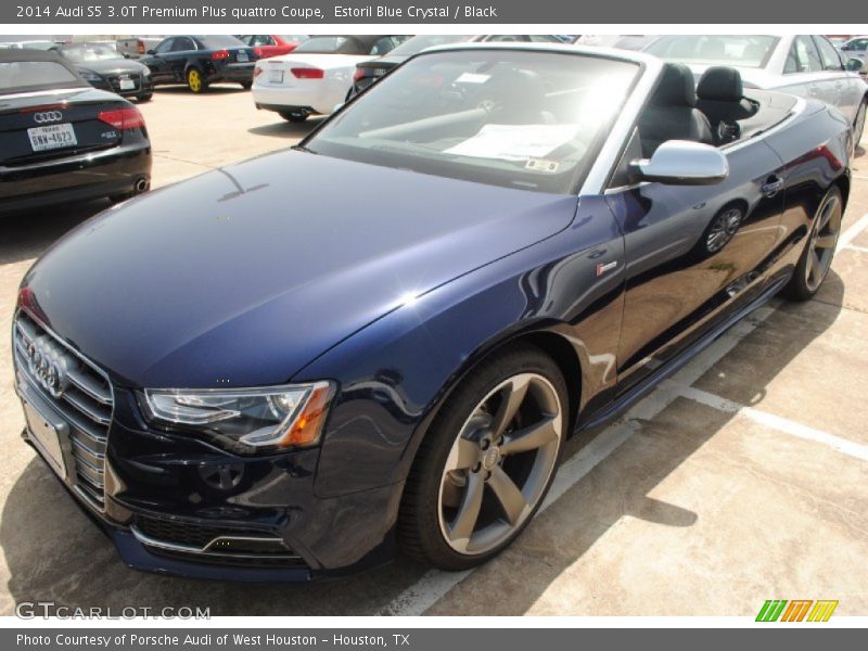 Estoril Blue Crystal / Black 2014 Audi S5 3.0T Premium Plus quattro Coupe