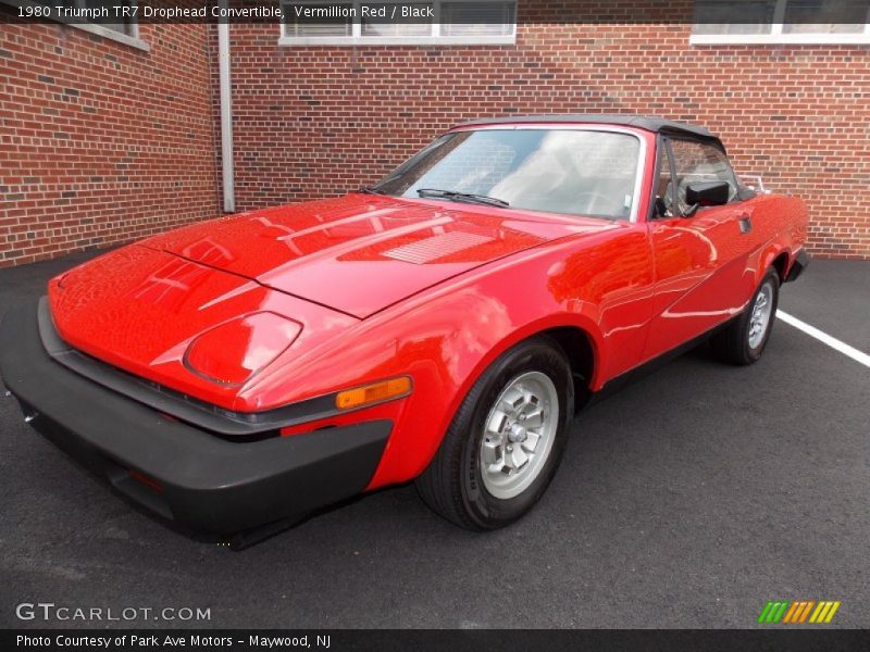 Front 3/4 View of 1980 TR7 Drophead Convertible