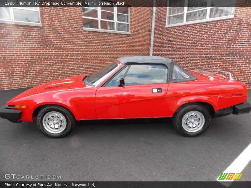  1980 TR7 Drophead Convertible Vermillion Red