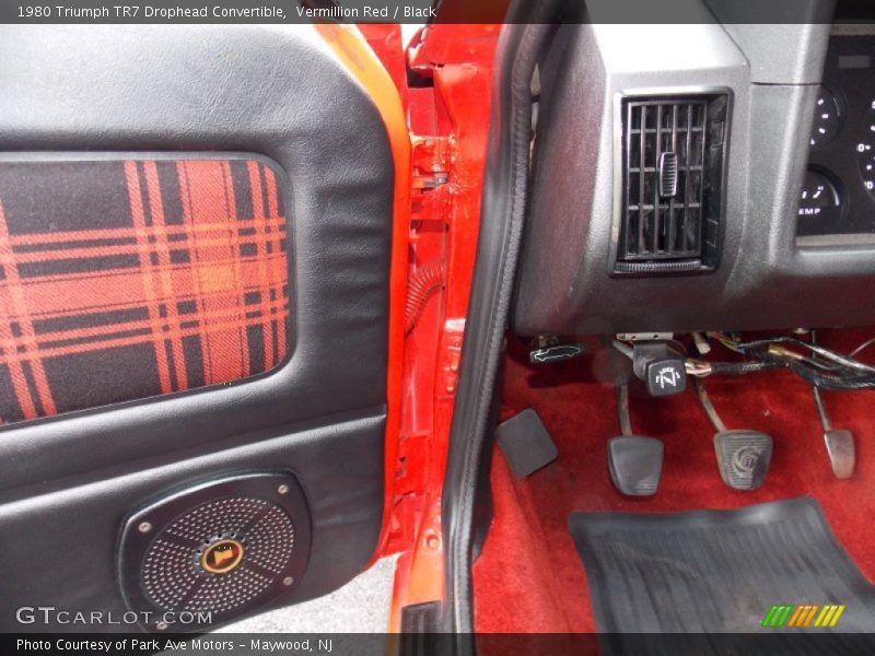 Vermillion Red / Black 1980 Triumph TR7 Drophead Convertible