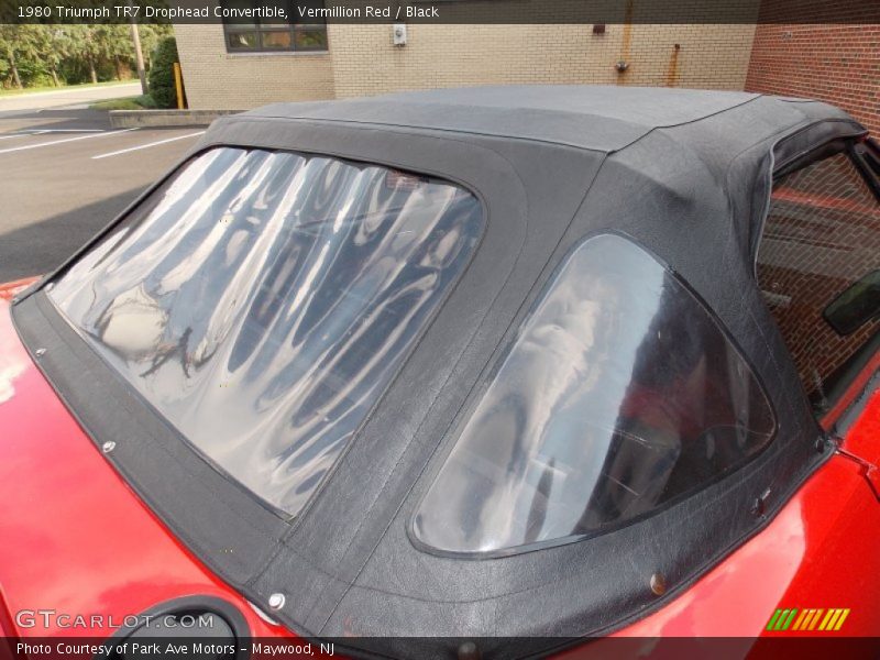 Vermillion Red / Black 1980 Triumph TR7 Drophead Convertible