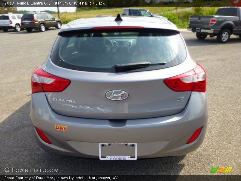 Titanium Gray Metallic / Black 2013 Hyundai Elantra GT