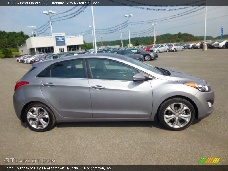 Titanium Gray Metallic / Black 2013 Hyundai Elantra GT