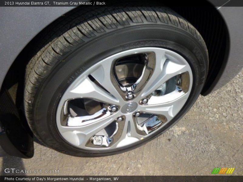 Titanium Gray Metallic / Black 2013 Hyundai Elantra GT