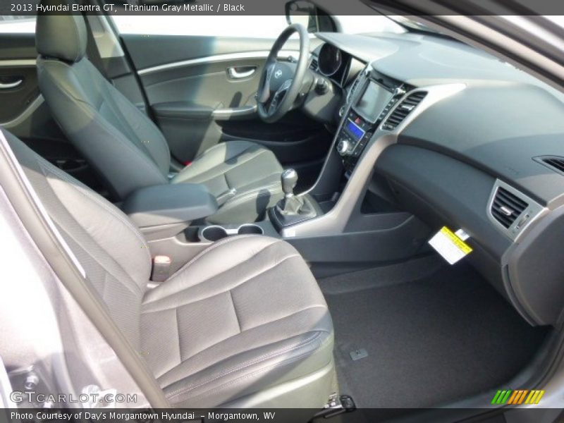 Titanium Gray Metallic / Black 2013 Hyundai Elantra GT