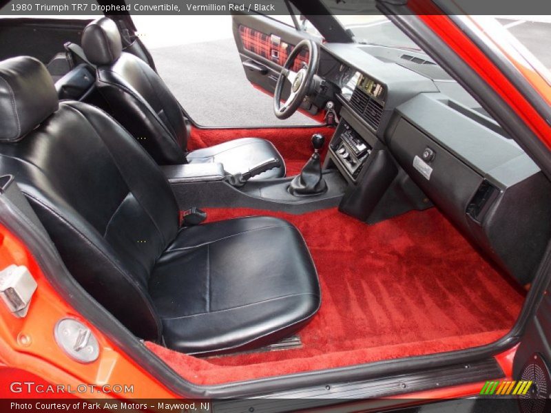  1980 TR7 Drophead Convertible Black Interior