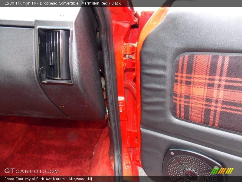 Vermillion Red / Black 1980 Triumph TR7 Drophead Convertible