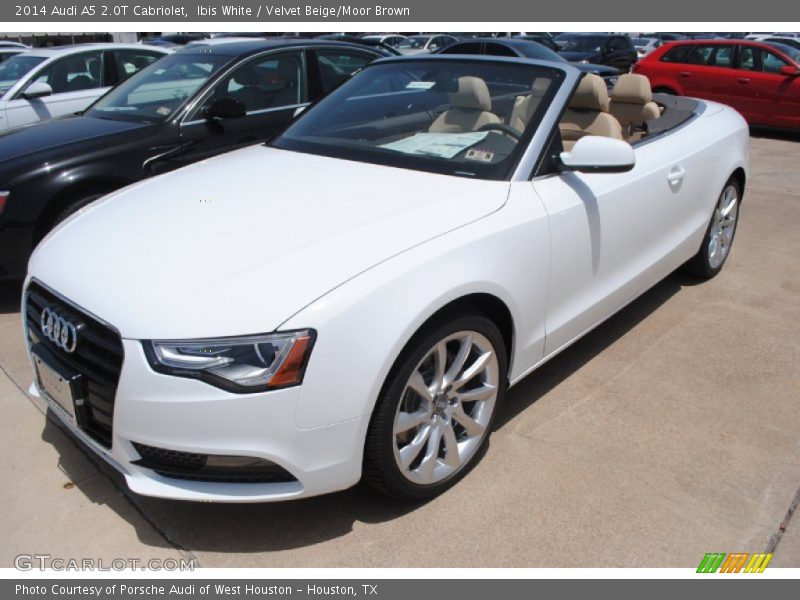 Front 3/4 View of 2014 A5 2.0T Cabriolet