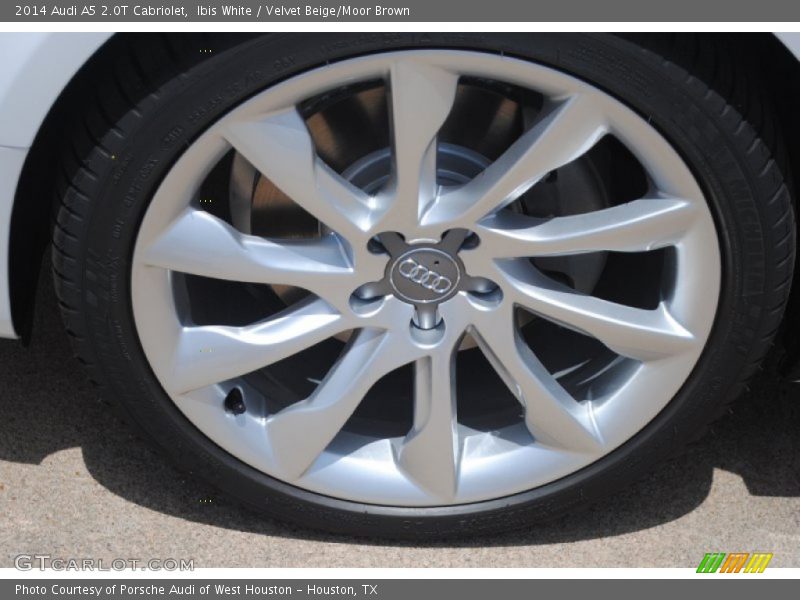 Ibis White / Velvet Beige/Moor Brown 2014 Audi A5 2.0T Cabriolet