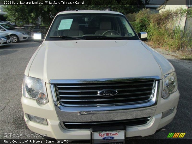 White Sand Tri coat / Camel 2008 Ford Explorer Limited