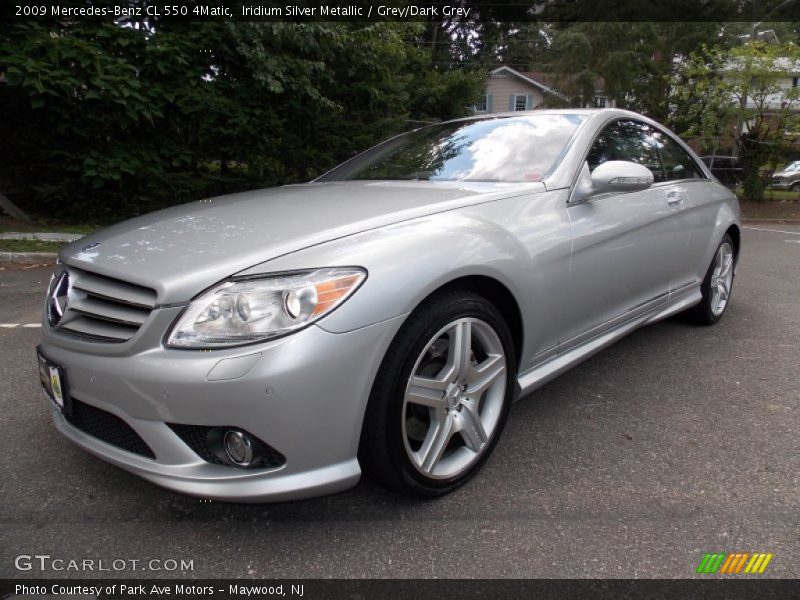 Iridium Silver Metallic / Grey/Dark Grey 2009 Mercedes-Benz CL 550 4Matic