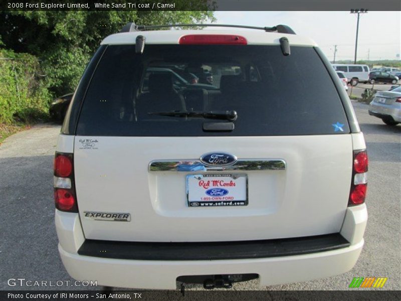 White Sand Tri coat / Camel 2008 Ford Explorer Limited