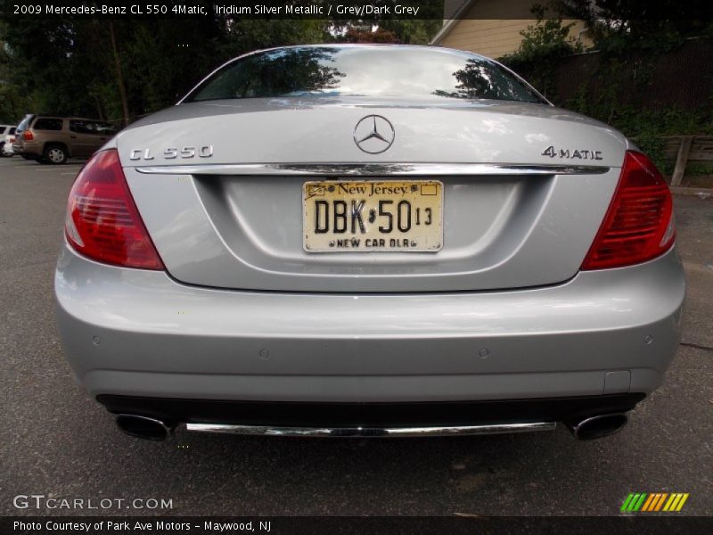 Iridium Silver Metallic / Grey/Dark Grey 2009 Mercedes-Benz CL 550 4Matic