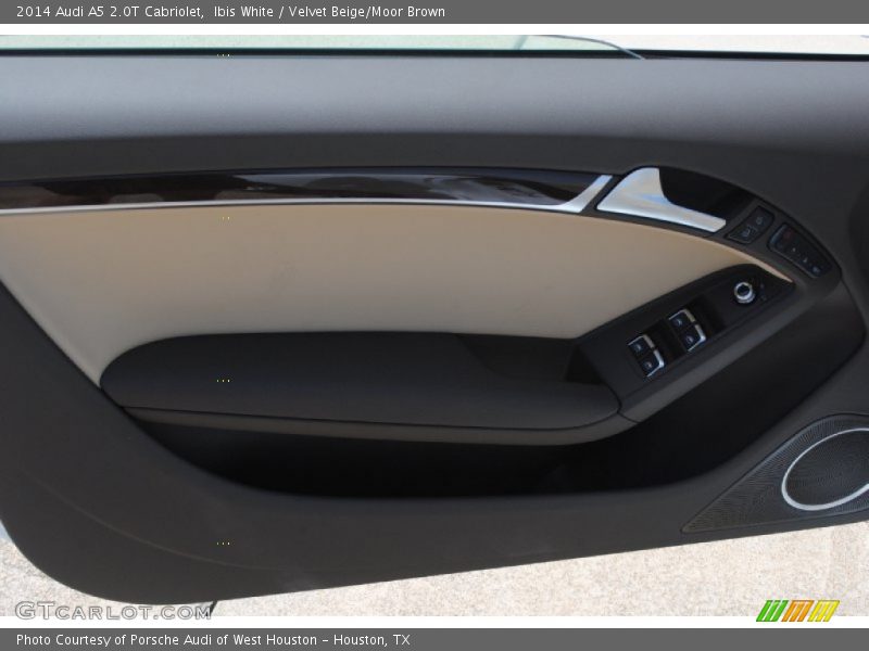 Ibis White / Velvet Beige/Moor Brown 2014 Audi A5 2.0T Cabriolet