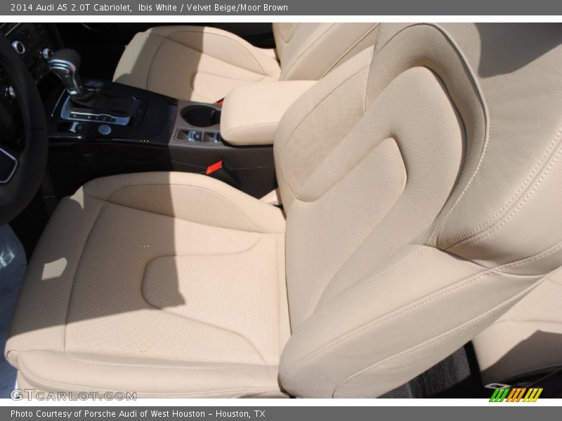 Ibis White / Velvet Beige/Moor Brown 2014 Audi A5 2.0T Cabriolet