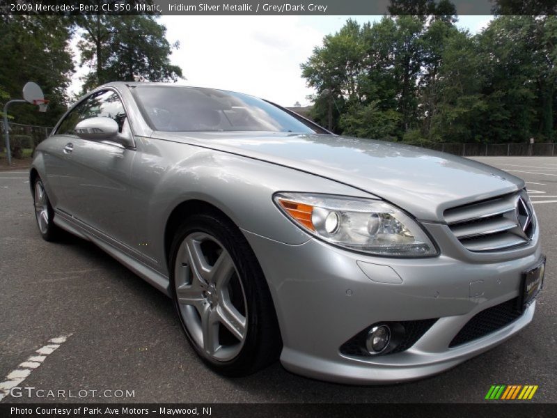 Iridium Silver Metallic / Grey/Dark Grey 2009 Mercedes-Benz CL 550 4Matic