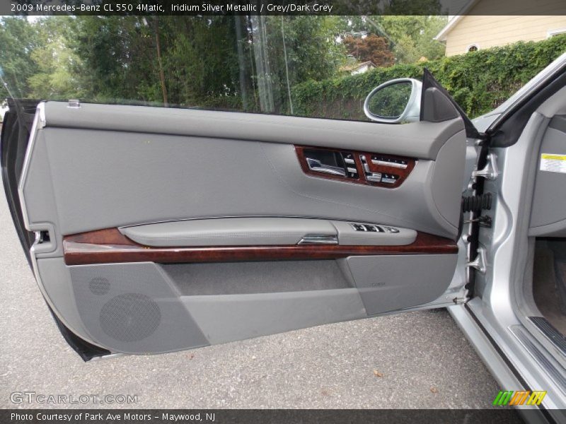 Iridium Silver Metallic / Grey/Dark Grey 2009 Mercedes-Benz CL 550 4Matic