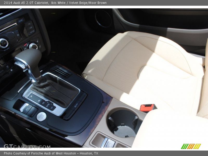 Ibis White / Velvet Beige/Moor Brown 2014 Audi A5 2.0T Cabriolet