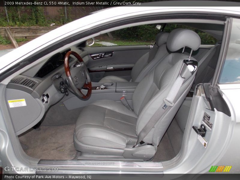 Iridium Silver Metallic / Grey/Dark Grey 2009 Mercedes-Benz CL 550 4Matic