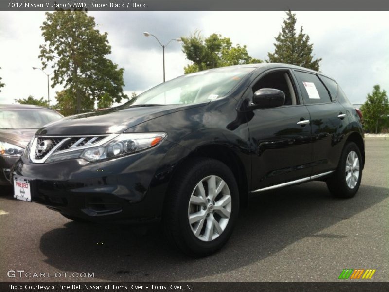 Super Black / Black 2012 Nissan Murano S AWD