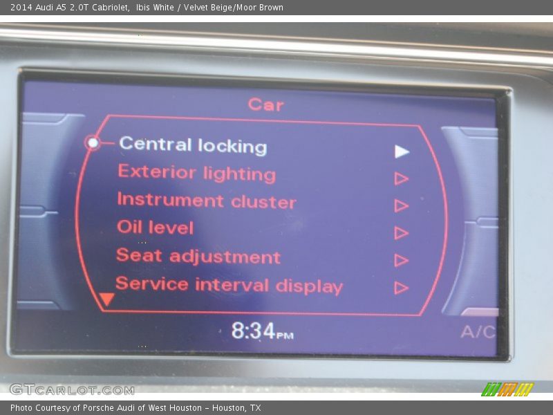 Ibis White / Velvet Beige/Moor Brown 2014 Audi A5 2.0T Cabriolet