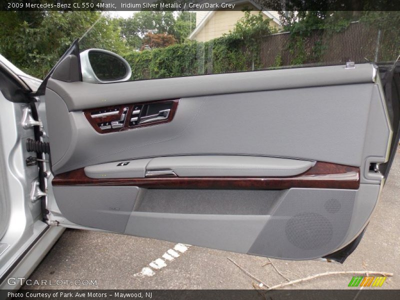 Iridium Silver Metallic / Grey/Dark Grey 2009 Mercedes-Benz CL 550 4Matic