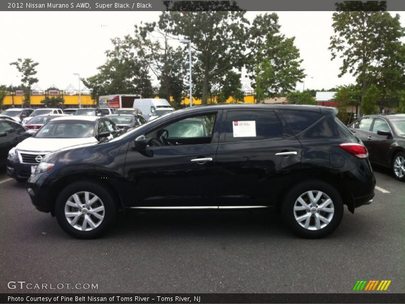 Super Black / Black 2012 Nissan Murano S AWD