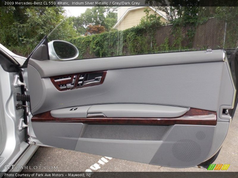 Iridium Silver Metallic / Grey/Dark Grey 2009 Mercedes-Benz CL 550 4Matic